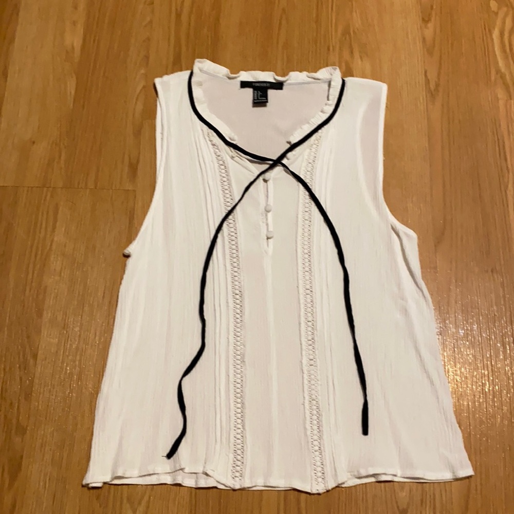 Forever 21 white blouse